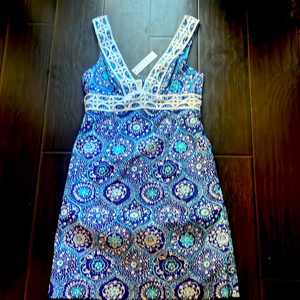 Trina Turk V-Neck Tank Dress